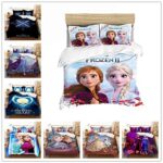 Bed Sheets Bed Set Bedding Sheets & Pillowcases New Anna Elsa Bedding Set Queen King Size Frozen Bed Set Children Girl Duvet Cover Home Textilescomforter Bedding Sets-1_180 210 cm