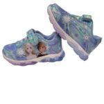 Disney Frozen Girl’s Lighted Athletic Sneaker (Toddler), Blue, Size 9