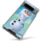 Skinit Clear Phone Case Compatible with Google Pixel 8 Pro – Officially Licensed Disney Frozen II Olaf Design