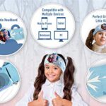 Kids Headband Headphones Volume Limiting Switch Thin Speakers & Comfortable Soft Cotton Headband Perfect for Children’s Earphones for School Home and Travel (Frozen 2 (Frustration Free Packaging))