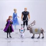 Frozen cake topper Action Figures Toys Frozen cake decorations for Frozen party supplier birthday (5 pcs)