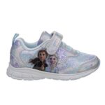 Disney Frozen II Elsa and Anna Seakers – Anna and Elsa, Light Up Silver, Size 7 Toddler