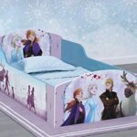 Delta Children Wood Toddler Bed – Greenguard Gold Certified, Disney Frozen II