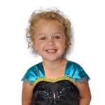 Cokos Box Girls Coronation Dress Princess Costume Necklace Accessories Birthday Dress-up Play Wear Set (Olive, 4 Years)