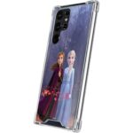 Skinit Clear Phone Case Compatible with Galaxy S23 Ultra – Officially Licensed Disney Frozen II Anna and Elsa Design