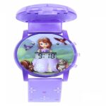 Sofia the First Kids’ Musical Watch with Flashing Lights – Purple Digital Display Timepiece for Children