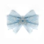 11 Pieces Snowflake Hair Clips, Snowflake Tulle Hair Bow, Glitter Star Elastic Hair Ties, Snow Princess Hair Accessories by innerspark for baby girls, toddler girls and teen girls