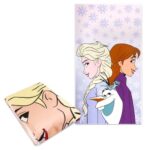 Disney Frozen Beach Towel Set – Bundle with 40″ x 72″ Frozen Beach Towel Plus Tote Bag, Stickers, and More | Frozen Elsa and Anna Beach Accessories for Girls