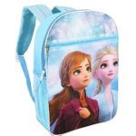 Disney Frozen Backpack Set Boys Girls Kids — 7 Piece Disney Frozen Elsa School Backpack Bag Set with Notebook, Pencils, Stickers and More
