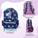 Disney Frozen Backpack for Girls 16 inch – 6 Piece Set, Frozen Bookbag with Lunch Box, Perfect for Back to School & Elementary Age Girls
