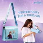 Disney Stitch Shoulder Bag for Women and Teen Handbag Adjustable Strap Cross Body Bag Travel Holiday Fashion Accessories Bags (Light Blue Frozen)