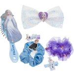 Townley Girl Disney Frozen Hair Accessories Box|Gift Set for Kids Girls|Ages 3+ (6 Pcs) Including Hair Bow, Hair Brush, Hair Clips and More, for Parties, Sleepovers and Makeovers