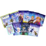 Disney Frozen Read Along Books for Kids – Bundle with 8 Read Aloud Books and Electronic Reader plus Stickers and More Featuring Anna, Elsa, and Olaf (Frozen Reader Book Set)