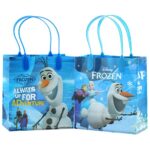 Disney Frozen I am Olaf Premium Quality Party Favor Reusable Goodie Small Gift Bags 12 (12 Bags)