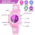 Viposoon Gifts for 3 4 5 6 7 8 9 Year Old Girls, 3D Kids Waterproof Watch Toy for 4-8 Year Old Girls Birthday Gifts for 3-10 Year Old Girls