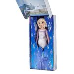 Disney Store Official Princess Elsa Classic Doll for Kids, Frozen 2, 11½ Inches, Includes Golden Brush with Molded Details, Fully Posable Toy Figure in Satin Dress – Suitable for Ages 3+