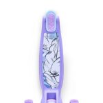 Jetson Disney Frozen 3-Wheel Kick Kids Scooter, LED Lights on Stem, Light-Up Wheels, Height-Adjustable Handlebar, Lean-To-Steer System, Easy-Folding Mechanism, Ages 3+, Purple, JFRZN-3KIK