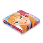 Northwest Frozen Micro Raschel Throw Blanket, 46″ x 60″, Loving Sisters