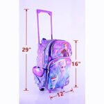 Disney Frozen 2 Elsa & Anna Kids Backpack 16″ Rolling/Roller Large Bag 20225