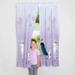 Disney Frozen 2 Kids Room Window Curtain Panels Drapes Set, 82 in x 63 in, “Official” Disney Product By Franco