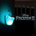 Disney Frozen Olaf Color-Changing LED Night Light, Plug-in, Dusk-to-Dawn Sensor, High/Low White, Collectors Edition, UL-Listed, Ideal for Bedroom, Nursery, Bathroom, 46693
