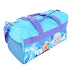 Girls Frozen Blue 18″ Duffel Bag Standard