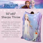 Franco Disney Frozen 2 Kids Bedding Soft Plush Sherpa Blanket Throw, 50 in x 60 in, (Officially Licensed Product)