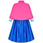 Avady Princess Costume for Princess Toddler Girls Dress Up for Kids Role Play Christmas 7Years 8Years