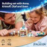 LEGO Disney Frozen Anna’s Sleigh Adventure Building Toy Set – Frozen Toy for Toddlers with 2 Disney Princess Minidolls – Learning and Educational Set for Girls & Boys, Ages 4+ – 43256