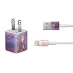 Skinit Decal Other Skin Compatible with iPhone Charger (5W USB) – Officially Licensed Disney Frozen II Anna Design