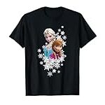 Disney Frozen Anna and Elsa Snowflakes T-Shirt