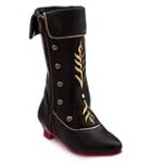 Disney Anna Costume Boot for Kids – Frozen 2 – Size 7/8 YTH Black
