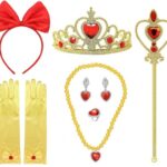 GZ-LAOPAITOU Girls Princess Dress Princess Costumes Set for Kids Birthday Party Dress Up Halloween Costume with Cape