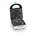 Disney Frozen II Mini Waffle Maker by Select Brands – Kitchen Appliance – Features Non-Stick Cooking Plate – for Disney Fans – Makes 1 Snowflake Waffle