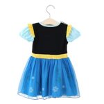 Dressy Daisy Ice Princess Dress Up Clothes Halloween Fancy Party Tulle Skirt Summer Outfit with Cape for Toddler Girls Size 3T, Style 16