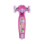 Jetson Disney Princess 3-Wheel Kick Kids Scooter, LED Lights on Stem & Light-Up Wheels, Lightweight Frame, Height-Adjustable Handlebar, Lean-to-Steer System, Easy-Fold Mechanism, Ages 3+, JPRNS2-3KIK