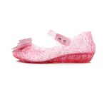 Jelly Shoes for Girls, Frozen Elsa Jelly Sandals for Toddler, Princess Costumes Jelly Flats Shoes, Little Girls Dress Up Sandals for Cosplay Birthday Party, Snow Queen Princess Dress Shoes