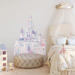 Disney Princess Castle Giant Peel and Stick Wall Decals with Glitter by RoomMates, RMK1546GM