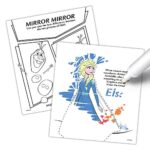 Disney Frozen 2 Anna and Elsa 20 Page Imagine Ink Magic Pictures and 1 Mess-Free Marker 45811 Bendon