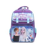 Disney 16″ Frozen Backpack for Girls – Bundle with Elsa and Anna Elementary School Bag with Front Pockets Plus Stickers, Water Bottle, More | Frozen Backpack for Kids