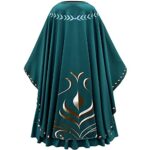 Dressy Daisy Little Girls Ice Princess 2 Coronation Costume Dress Up with Cape Halloween Birthday Party Fancy Outfits with Accessories Size 5T 6 Green 291