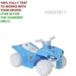 KHOI1971 ® Wall Charger AC Adapter Compatible with DYNACRAFT 8803-19 Disney Frozen Little Quad Ride on Blue White-SEAT 6V-Volt Battery