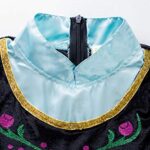 Funna Princess Costume for Toddler Girls Fancy Dress Party with Accessories Blue, 4T