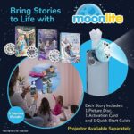 Moonlite Storytime Storybook Reels, 3 Story Set, Disney Frozen Stories, Digital Stories for Projector, Toddler Early Learning Gifts for Kids Ages 1 Year and Up – Projector Sold Separately