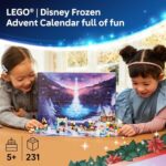 LEGO Disney Frozen Advent Calendar 2025 Kids Toy – Holiday Countdown Playset for Boys & Girls, Ages 5+ – Ana & Elsa Minidolls & Buildable Surprises – Disney Princess Gift for Christmas – 43273